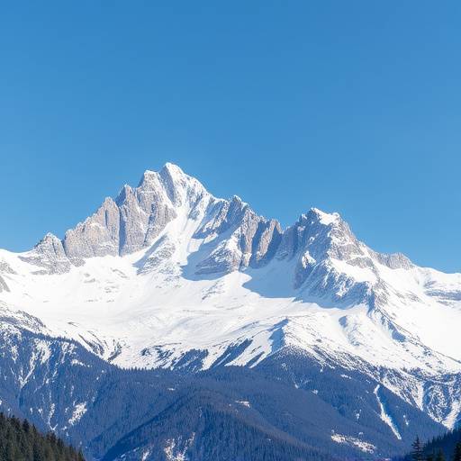 Paesaggio montano del Trentino-Alto Adige con cime innevate